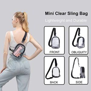 Clear Sling/Belt Bag - Stadium /Event Approved -Waterproof - Kid's- NWT